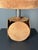 Mid-Century Terracotta Suede Table Lamp. 1970s For Sale - Image 9 of 13