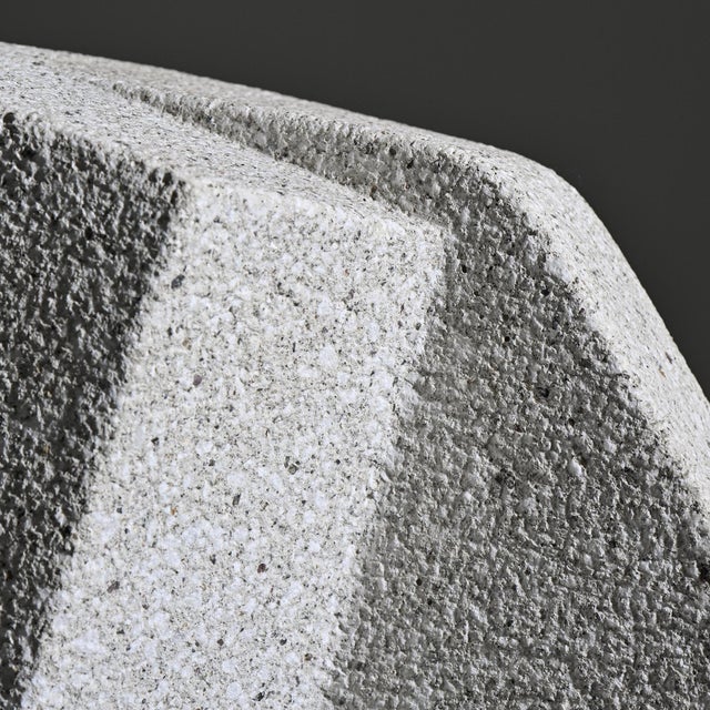 Robert Neuhauser, Geometric Sculpture, 1980s, Aerated Concrete For Sale - Image 13 of 18