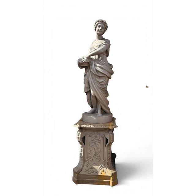 Large Vintage Garden Sculptures, 1970, Set of 4 For Sale - Image 6 of 7