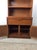 Mid Century Modern Two Piece Shelving Unit With Caned Cabinet and Drawer For Sale - Image 10 of 18