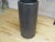 Mid 20th Century Zanesville Pottery Model #4012 Matte Black Ribbed Cylinder Vase 1940s For Sale - Image 5 of 8
