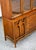 Brown Mid Century Modern Credenza China Cabeint Broyhill Brasilia Display Vintage MCM For Sale - Image 8 of 12