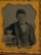 19th Century Ambrotype of a Young Male Student/ Writer, Gutta Percha Case For Sale - Image 4 of 8