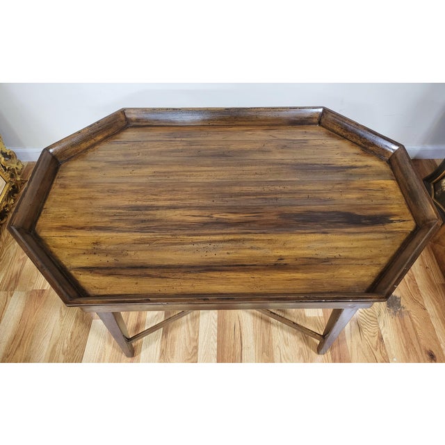 Wood Vintage Mid-Century Modern Style Mahogany "Spider" Coffee Table For Sale - Image 7 of 11