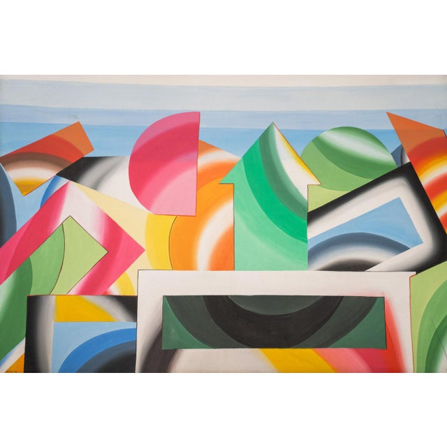 Abstract Composition, 2000, Acrylic on Canvas For Sale - Image 16 of 16