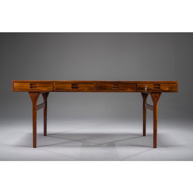 Wood Executive Desk by Nanna Ditzel for Søren Wiladsen, Denmark, 1960s For Sale - Image 7 of 18