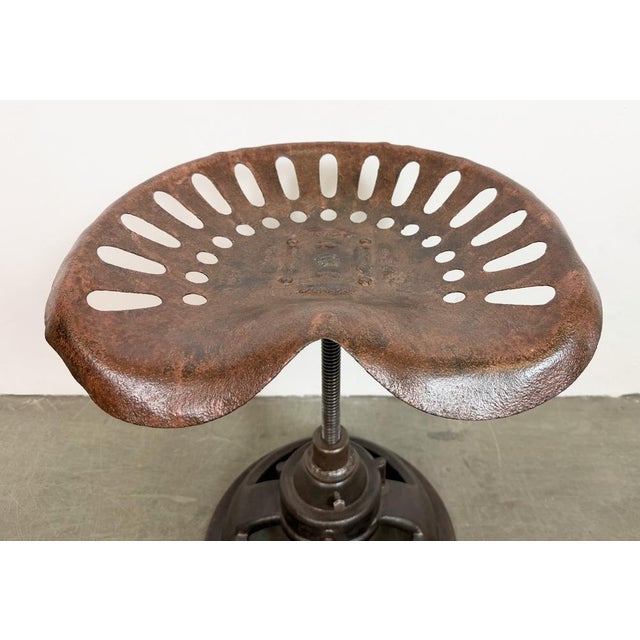 1950s Vintage Industrial Swivel Chair, 1950s For Sale - Image 5 of 18
