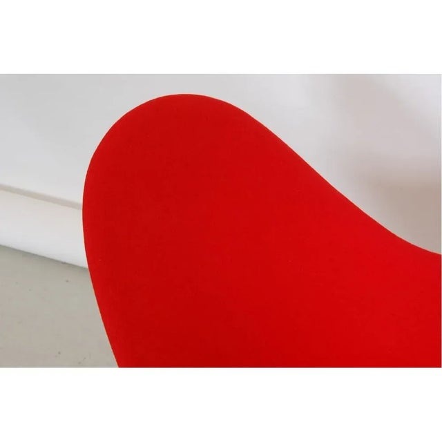 Red Red Heart Chair in Red Fabric by Verner Panton for Vitra For Sale - Image 8 of 11
