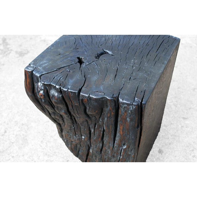 W2376 Stool in Oxidized Oak by Jörg Pietschmann For Sale - Image 9 of 18