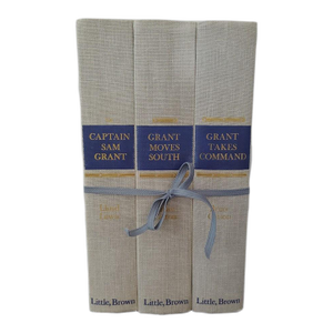 Mid 20th Century Ulysses S. Grant Three Volume Biography Set by Bruce Catton & Lloyd Lewis