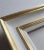 2020s White and Gold Wooden Frame For Sale - Image 5 of 5