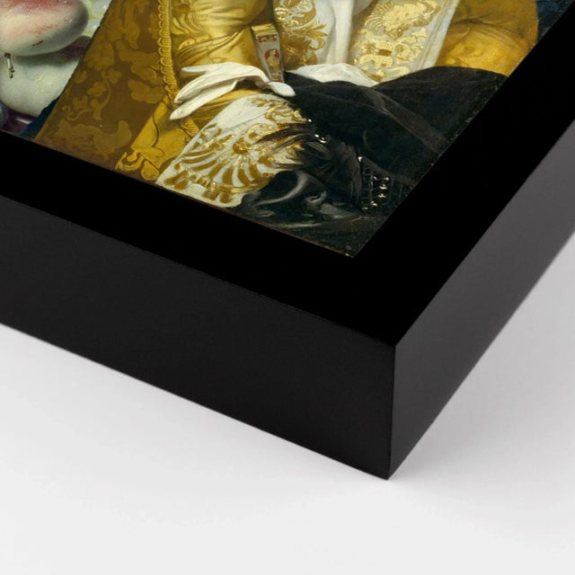 DESCRIPTION: Floral Dress by Lara Fowler in Black Frame, XS Art Print SPECIFICATIONS: Type: Framed Paper. Framed Size...