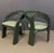 Set of 6 Postmodern Green Bent Rattan Dining Chair in the Style of Axel Enthoven For Sale - Image 11 of 13