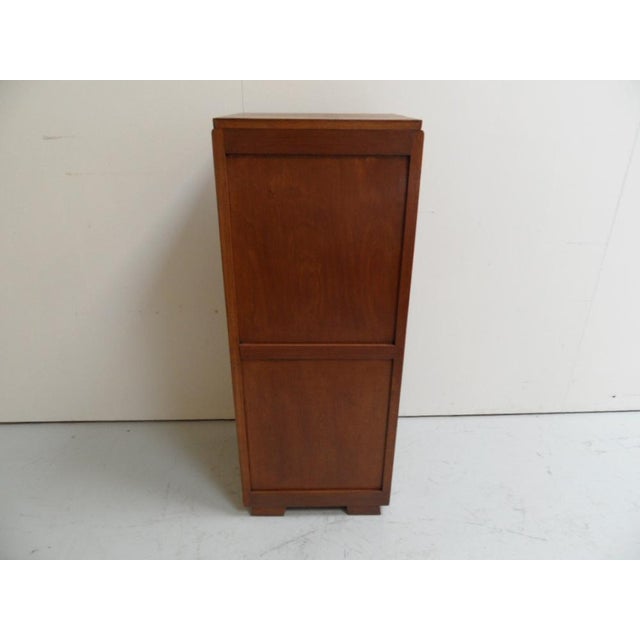 Vintage Filing Cabinet with Roller Shutter, 1930s For Sale - Image 10 of 14