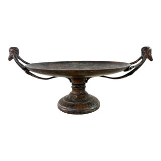 Vintage Maitland Smith Classical Greco-Roman Style Compote For Sale
