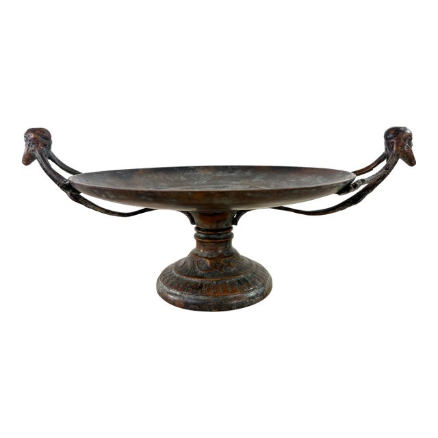 Vintage Maitland Smith Classical Greco-Roman Style Compote For Sale