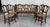 Late 19th Century Set of One Bench and Four Victorian Chairs, Wood and Rattan For Sale - Image 18 of 18