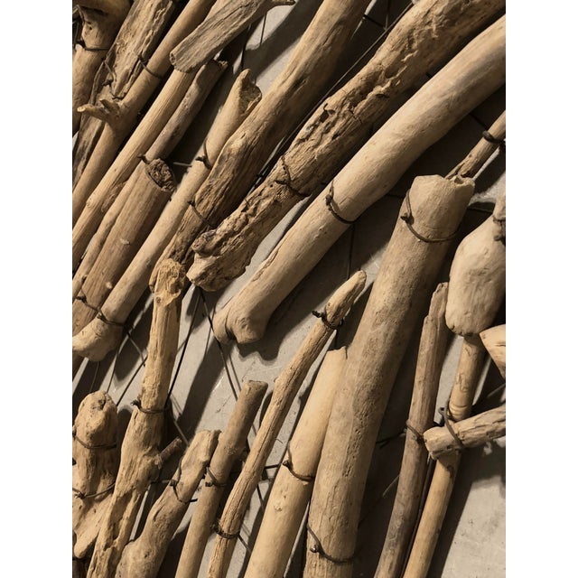 1990s Benoit Courboin, Primitive Brutalist Sculpture Panel, 1990, Wood & Metal For Sale - Image 5 of 9