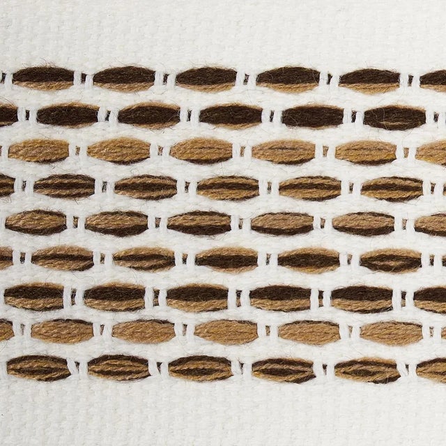 Contemporary Sample - Schumacher Portola Tape Indoor/Outdoor in Neutral For Sale - Image 3 of 4