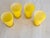 Contemporary Yellow Cased Glasses - Set of 4 For Sale - Image 3 of 8
