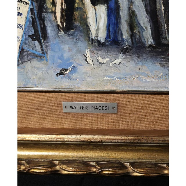 Blue Walter Piacesi, Latest News, 2002, Oil on Board For Sale - Image 8 of 17