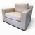 Ultra-comfortable club chairs from luxury furniture maker Holly Hunt. The Gryphon chair has been customized with a swivel...