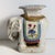 Pair Chinoiserie Glazed Ceramic Elephant Garden Stools / Accent Tables For Sale In West Palm - Image 6 of 8
