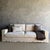 Contemporary 100% Hemp Slip Covered Sofa With Down Cushions For Sale - Image 3 of 13