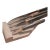 1990s Postmodern Joseph DiGangi Designs System II Knife Kiritsuke Blades, Brass & Ebonized Wood, Corian Stand - 5 pcs For Sale