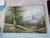 1970s Vintage Original Alpine Mountain Landscape Painting Signed Balla / Bella For Sale - Image 13 of 13