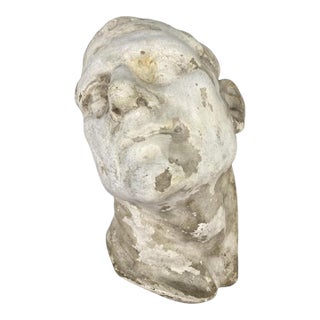Antique Artist’s Plaster Portrait Head For Sale