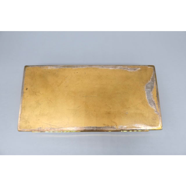 Mid 20th Century English Brass Box For Sale - Image 10 of 10