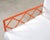 Pair of French Maison Jean Orange Iron Lattice Lounge Chairs For Sale - Image 17 of 18