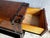 Wood Vintage Faux Leather Suitcase Console Table With 3 Drawers For Sale - Image 7 of 12