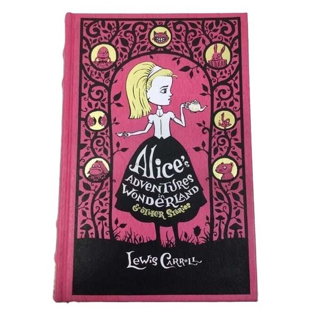 Gothic Chic Colorful Bookshelf Decor Set: Pink, Red & Black Classics 2010 Barnes & Noble For Sale - Image 3 of 6