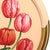 Textile In the Blooming Season I - Framed Botanical Flowers Still Life Acrylic Painting by Carlos Gamez De Francisco For Sale - Image 7 of 9