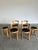 Black Vintage Rud Thygesen and Johnny Sørensen for Magnus Olesen 8000 Series Dining Set, 7pcs For Sale - Image 8 of 12