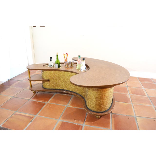 Coffee Table / Bar Grand Server by AH Stock Boomerang Kidney