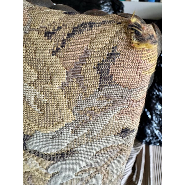 Vintage French Tapestry Os De Mouton Dining Chairs - Set of 6 For Sale In New York - Image 6 of 11