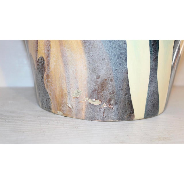 Beautiful Mid-Century Ceramic Vase For Sale In New York - Image 6 of 8
