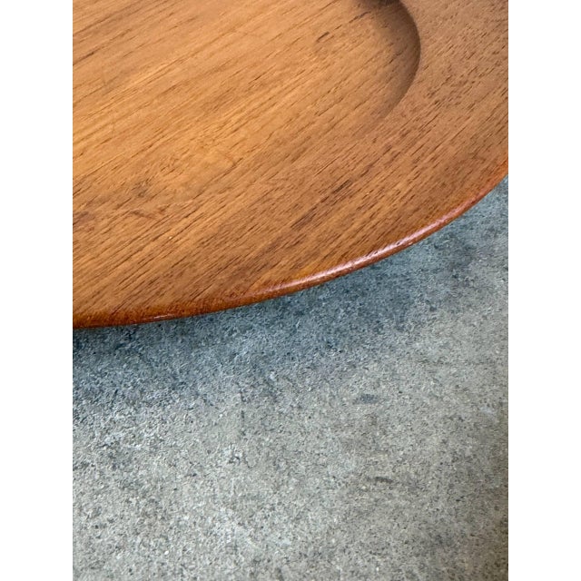 Teak Plates Set of 4 Danish Mid-Century Modern Vintage For Sale - Image 11 of 13