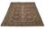 Mahal Wool Area Rug - Transitional Geometric Floral Design - Earth Tone Decor For Sale - Image 4 of 10