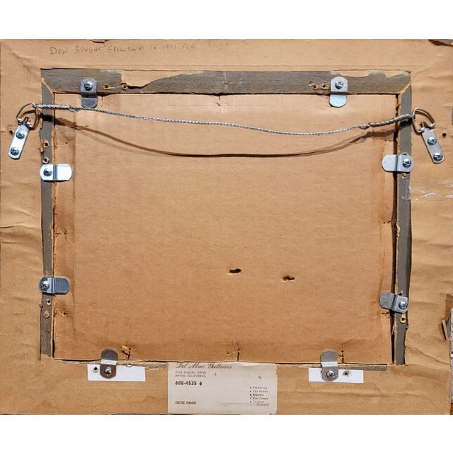 Joseph David Greenbaum-1920s California Plein Air Landscape-Oil Painting For Sale - Image 9 of 9