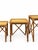 English 1970s Vintage Coastal Bamboo & Woven Rattan Nesting Tables – Set of 3 For Sale - Image 3 of 7