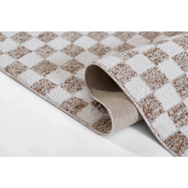 Textile Novogratz Kaia Beige Machine Made Area Rug 5'3" X 7' For Sale - Image 7 of 7