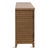 Contemporary Slatted Wheat Acacia Wood Sideboard For Sale - Image 3 of 6