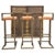 Vintage Brass Modular Bar with Bar Stools from Maison Jansen, 1970, Set of 5 For Sale - Image 12 of 12