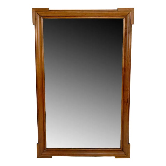 Napoleon III Walnut Mirror, 1870 For Sale