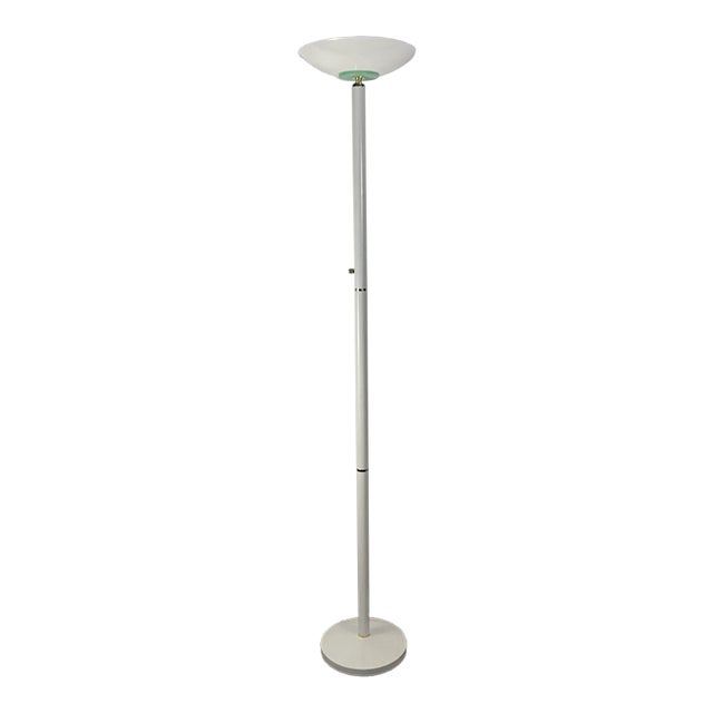Vintage Mid Century Modern Circa 1980s Kovacs Sonneman Era Ufo Floor Lamp For Sale