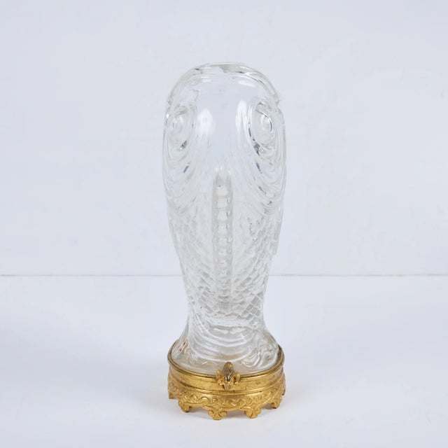 Contemporary Antique Baccarat "Double Carp" Vase For Sale - Image 3 of 8